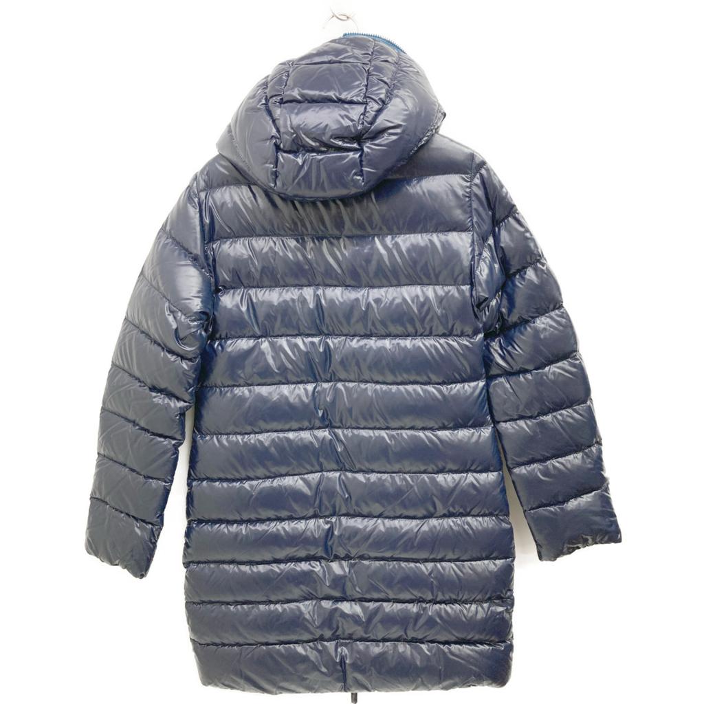DUVETICA Navy Nylon Long Down Coat coat 44 NavyUsed
