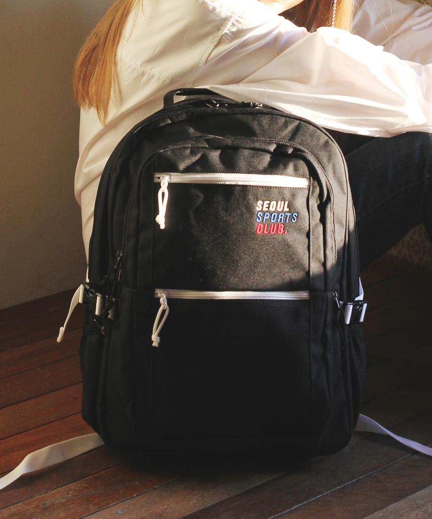 Peace Maker Ssc Square Backpack (Black White)