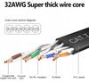 LAN ETHERNET FLAT NETWORK CABLE SFTP CAT7 10m black