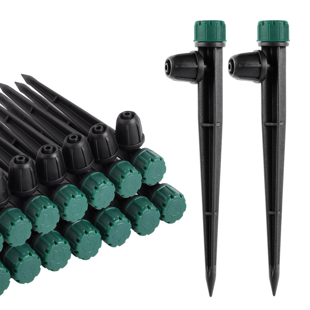 8-hole Pointed Dripper 360 Degree Irrigation Sprinkler Garden Greenhouse Automatic Watering Irrigation Transmitter