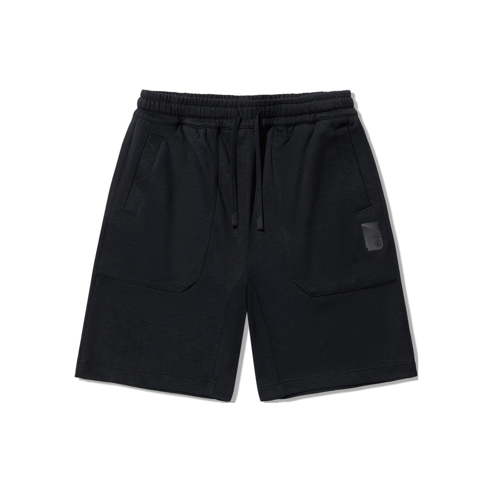 Li Ning x CHENGLONGLIANMING Повседневные шорты Мужские Черные AKSU147-1 S
