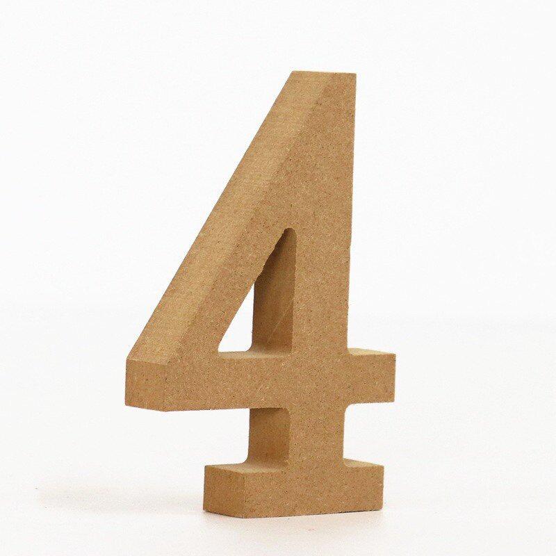 Freestanding DIY Wooden Letters & Numbers: Home, Wedding, and Photography Decor