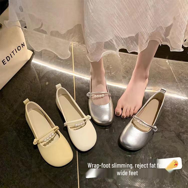 Women's 2025 Summer Mary Jane Flats - Soft Sole Gentle Shoes for Skirts