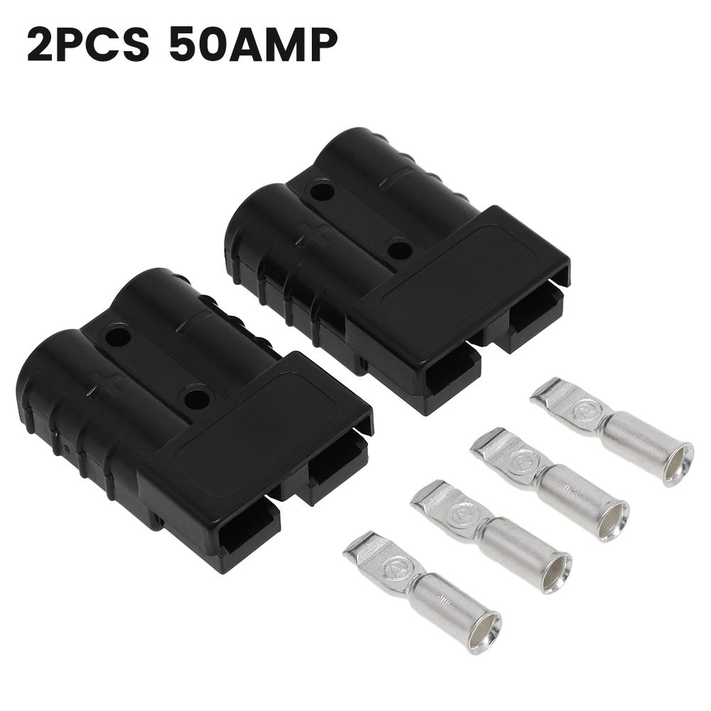 2PCS 120AMP For Anderson Plug Cable Terminal Forklift Battery Power Connector Cable Connectors Pins Lugs Electrical Supplies