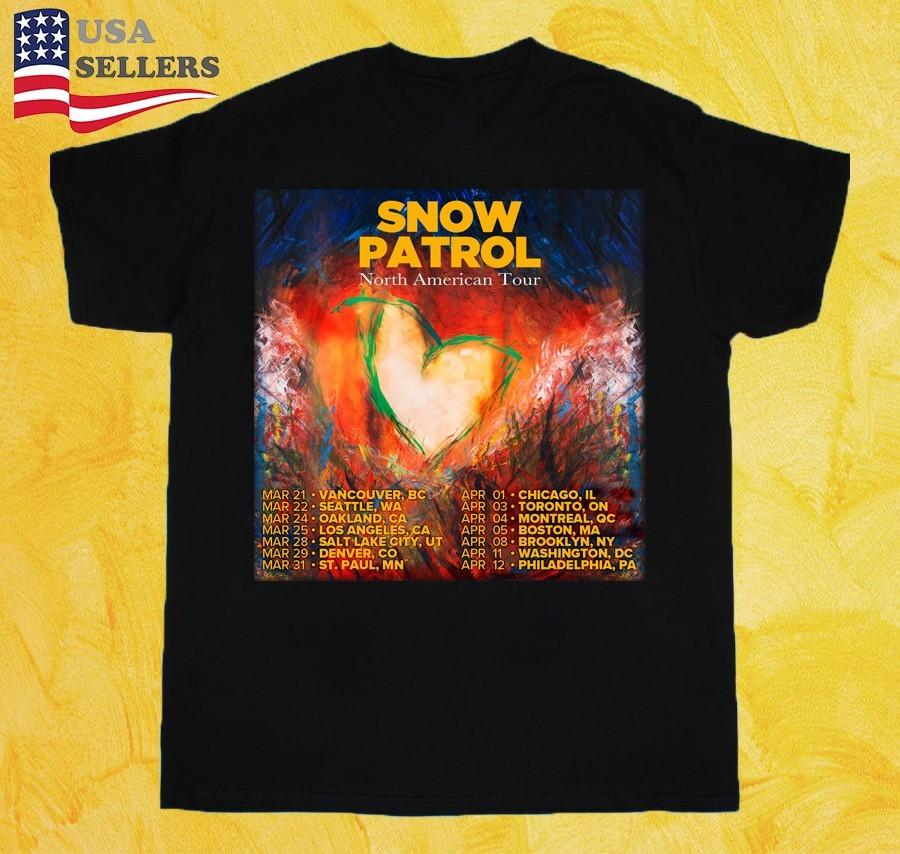 

NEW Snow Patrol Tour 2025 Collection Gift For Fans to 5XL Tshirt K428 Unisex T-Shirt L