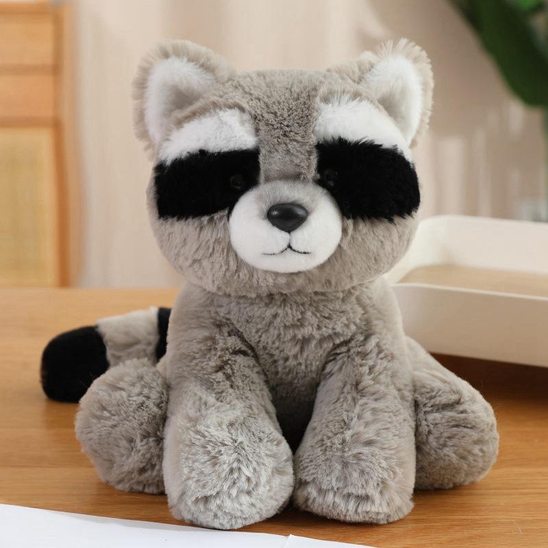 Elefante seduto simulato bambola panda giocattolo di peluche bambola tigre giraffa bambola calmante per bambini