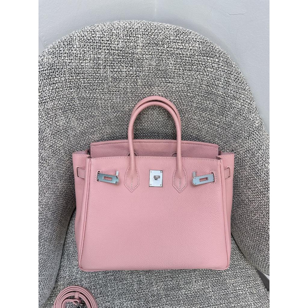 Togo primo strato pelle di mucca borsa platino motivo litchi fibbia argentata borsa a mano serratura di alta gamma borsa a tracolla messenger in pelle da donna