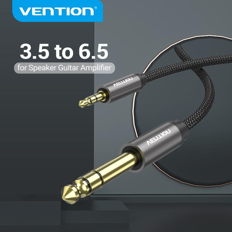 Cavo Adattatore Audio SOLMIMI Da 6,35 Mm Maschio A 3,5 Mm Femmina - 1,2 Metri, Jack TRS Stereo, Placcato Oro, Per Cuffie, Mixer, Chitarra