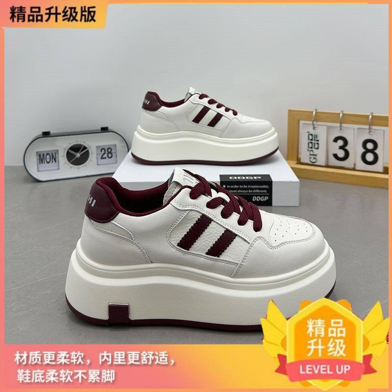 Ankola red muffin platform women's new girls versatile sports and leisure board shoes