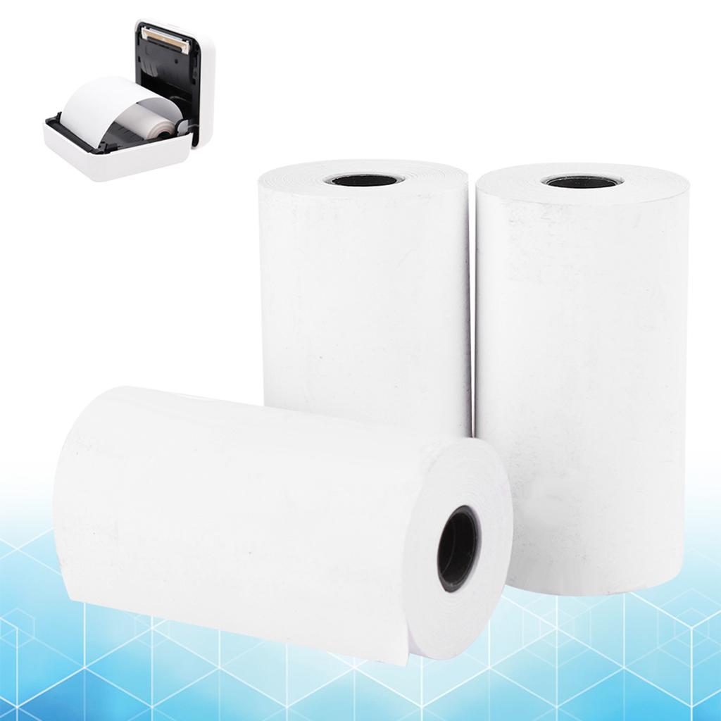 3PCs Thermal Paper Printing Machine Accessories Waterproof 57MM for Peripage Printer
