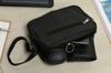Men's Leather Handbag For Documents, Two-Compartment Cosmetic Bag, Large