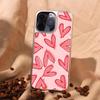 Full screen pink love applies to Apple IPhone17pro mobile phone case 15/16 matte PC13 girl 14 electroplating