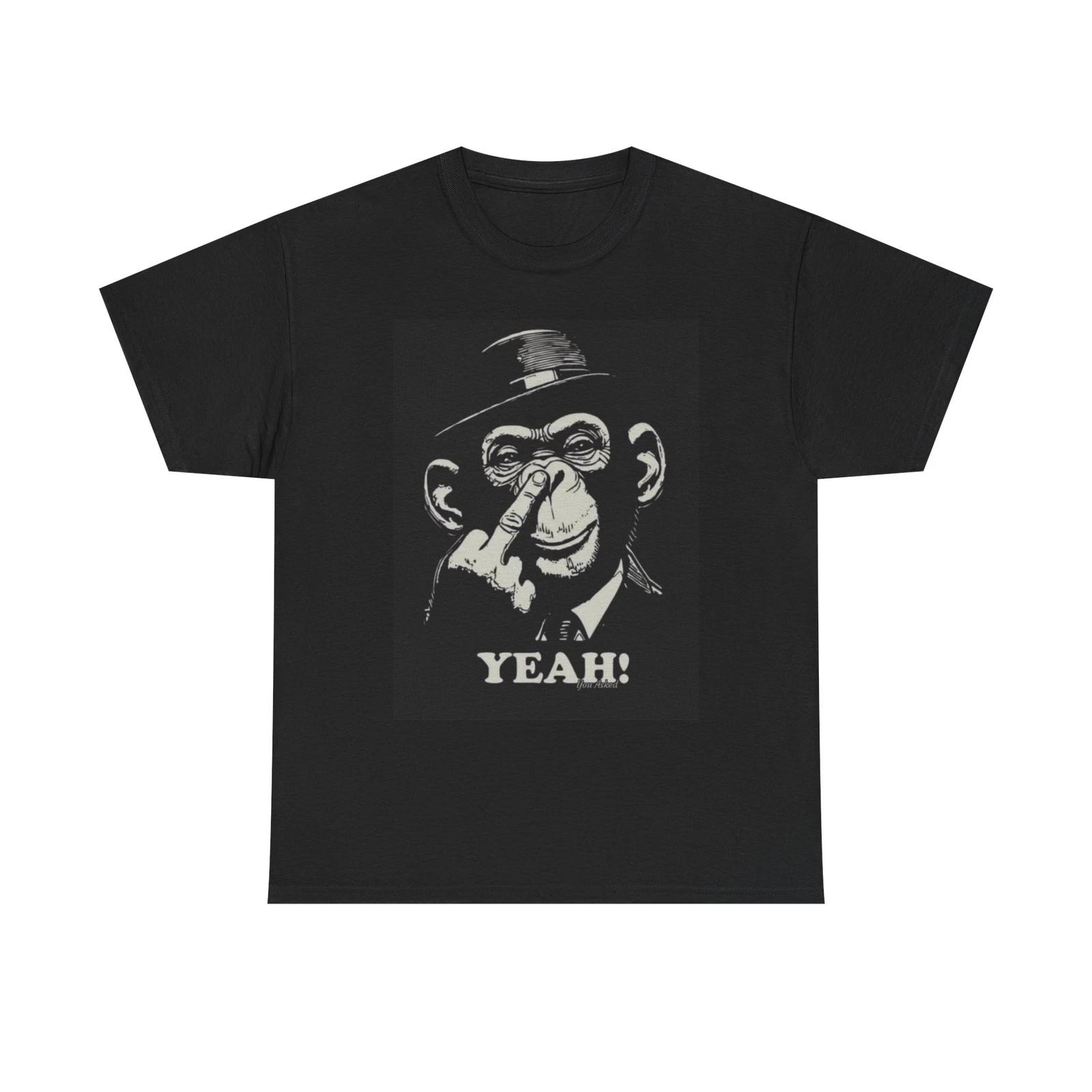 Men s and Women s T-shirts Funny Monkey XXL