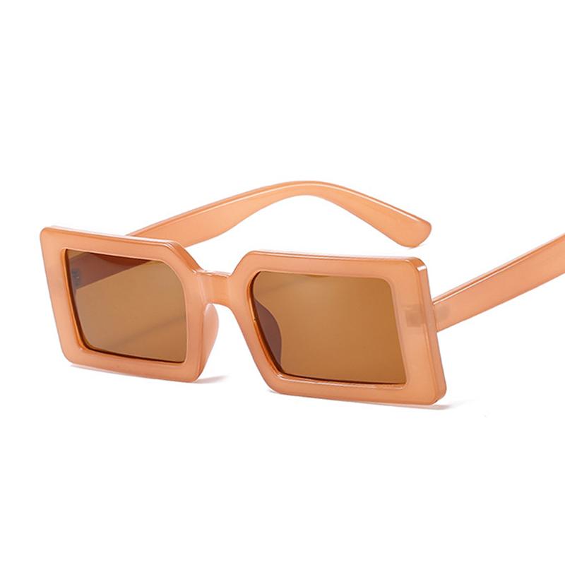 

Small Rectangular Woman s Sunglasses Retro Brand Designer Sun Glasses Square Vintage Zonnebril Dames Lenses Decorative Other