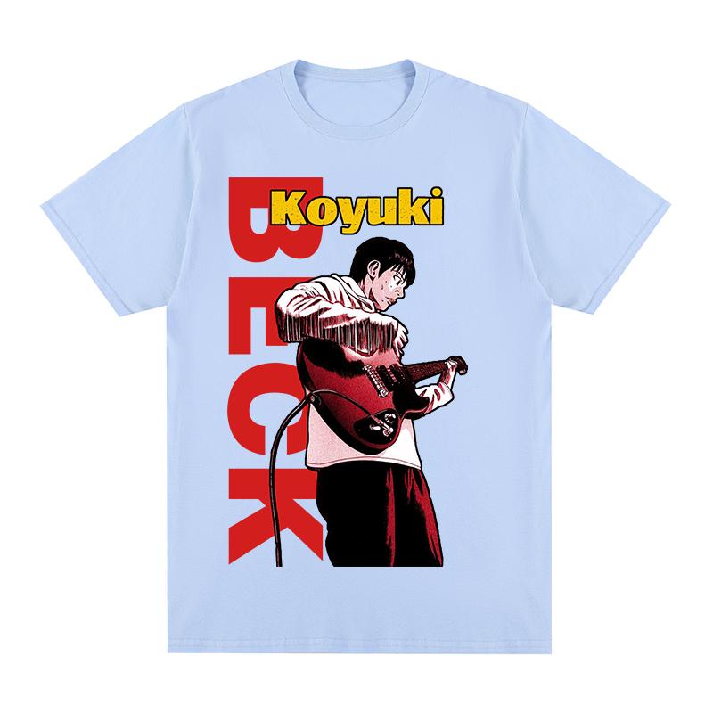 Beck KOYUKI t-shirt Anime Aesthetic Art Cotton Men T shirt New TEE TSHIRT Womens tops