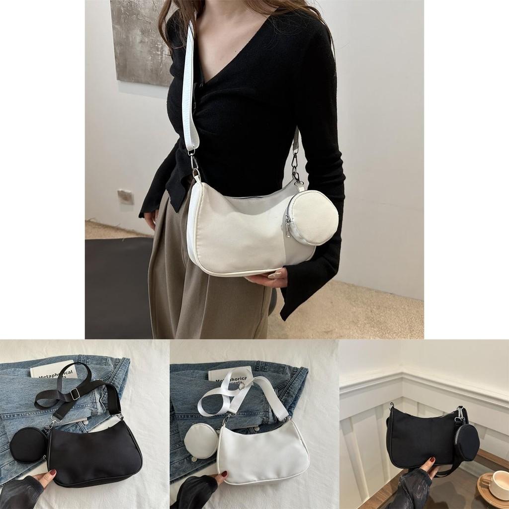 2024 New High-style Fashionable Lightweight Luxury Unique Shoulder Bag In Black And White