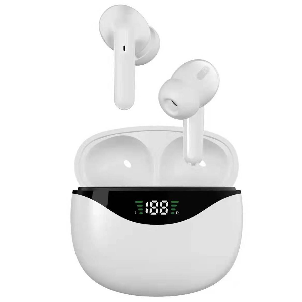 

JYL TS TWS Earbuds,Bluetooth,Touch Screen,Battery Display,Sports Music Stereo JS121-WHITE білий