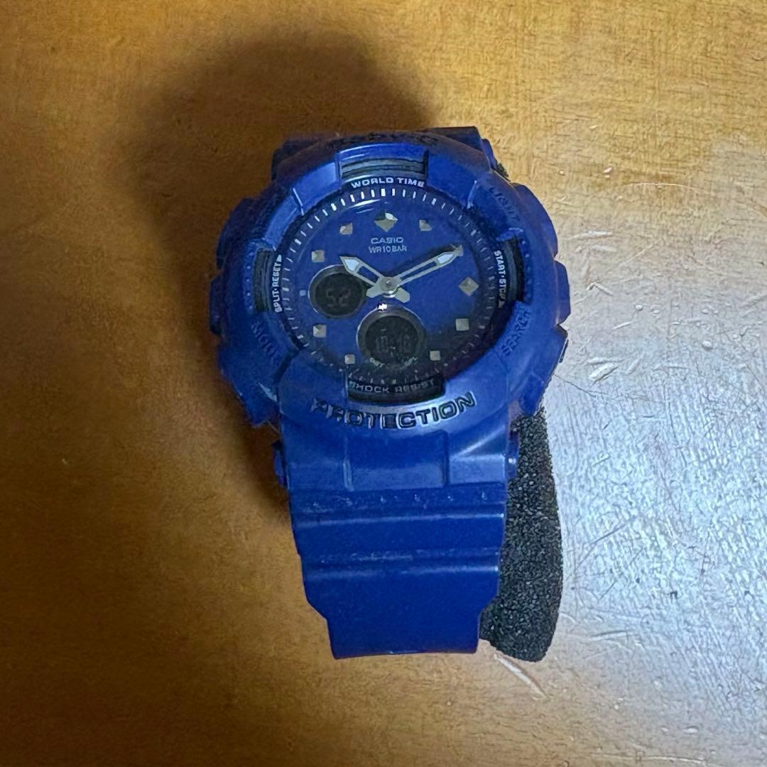 BABY-G digital watch blue WR10BAR