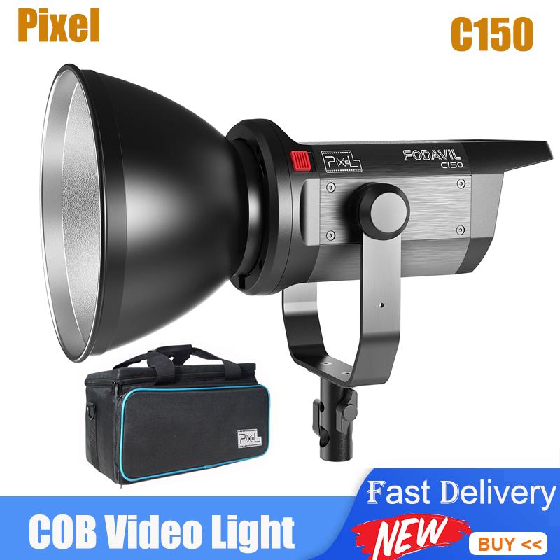 

Pixel C150 160 Вт высокой яркости COB Video Light 5600K Лампа освещения для наружной фотографии для большой сцены и диапазона