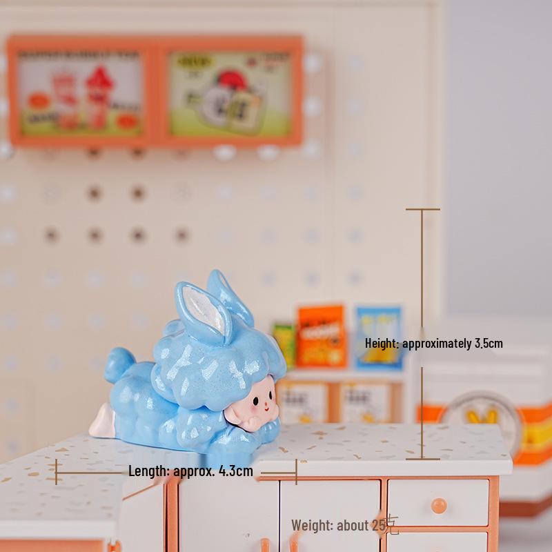 Harz Niedliche Getreidefigur: Trendiges Kulturspielzeug Blind Box, Liebenswertes Kreatives Geschenk für Desktop-Dekoration