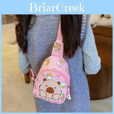 Kids Nylon Crossbody Sling Bag Lightweight Ergonomic Design For Kindergarten Daily Essentials