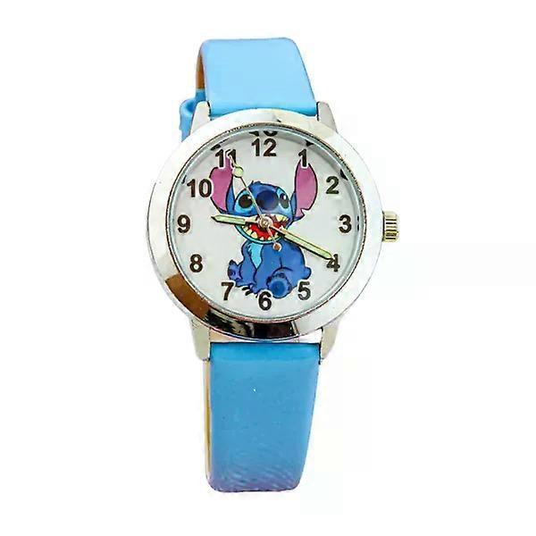 Lilo & Stitch Children Quartz Watch Kids Casual Cartoon Watches Wristwatch Birthday Gifts Blue