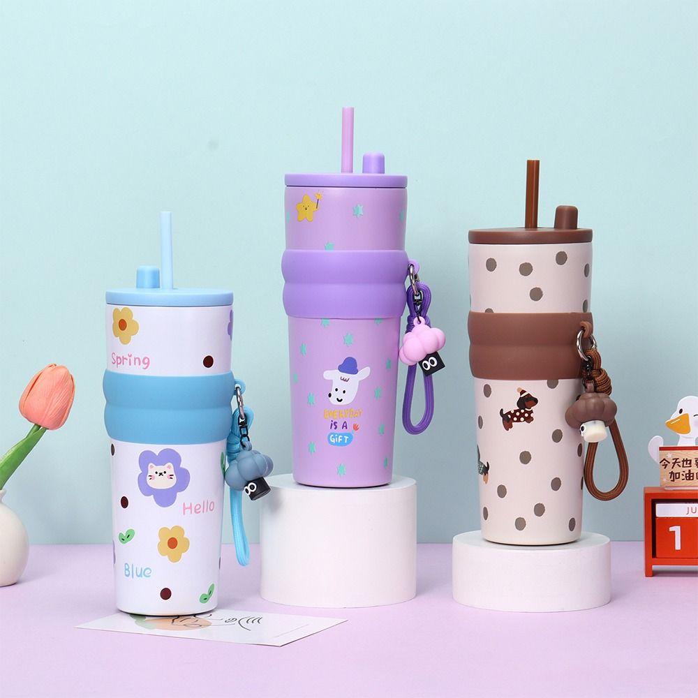 700ml Vacuum Cup Leak-Proof Thermos Water Bottle Stainless Steel Insulation Cup  Outdoor Activities