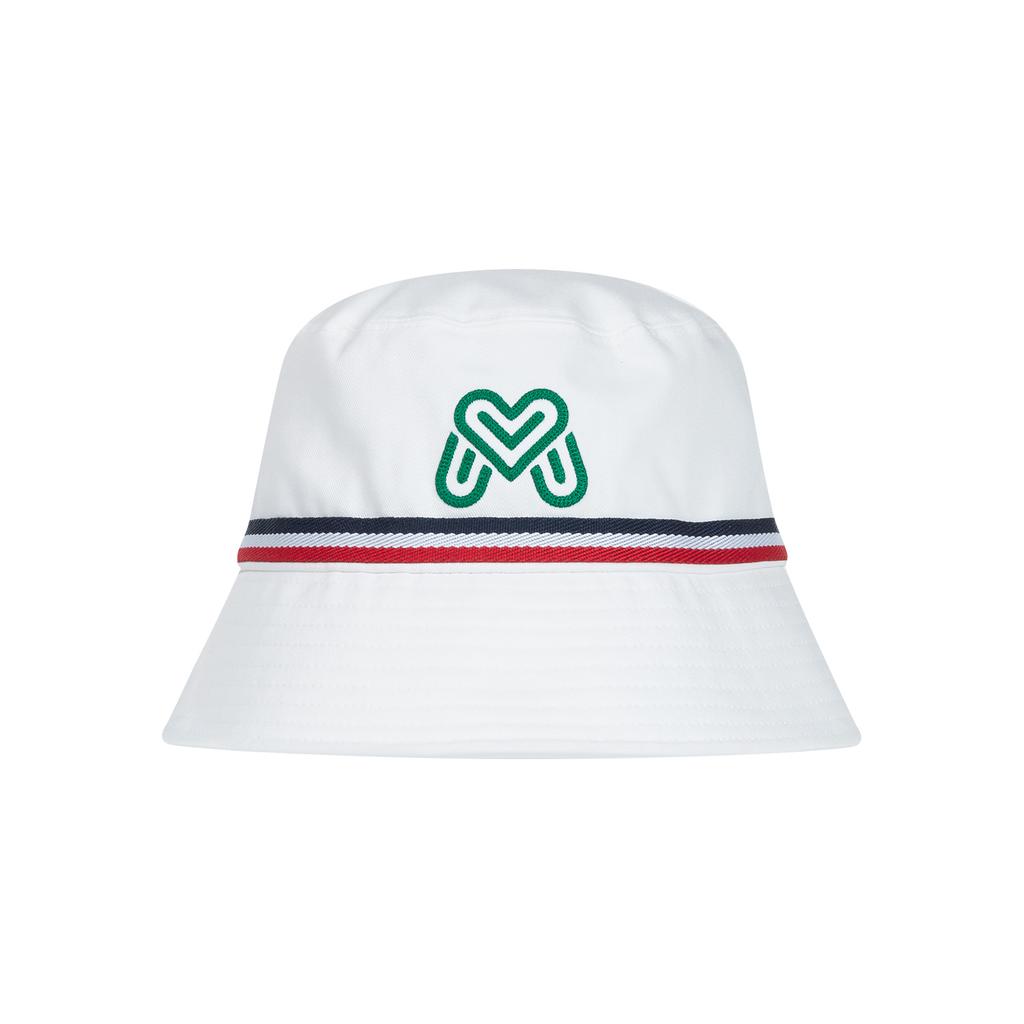 MARTINE GOLF Chain Symbol Bucket Hat_White (Men)