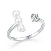 SFR5 Anelli d'Argento per Donne Ragazze Autentico S925 Bohemia Colorato Zircone Dito