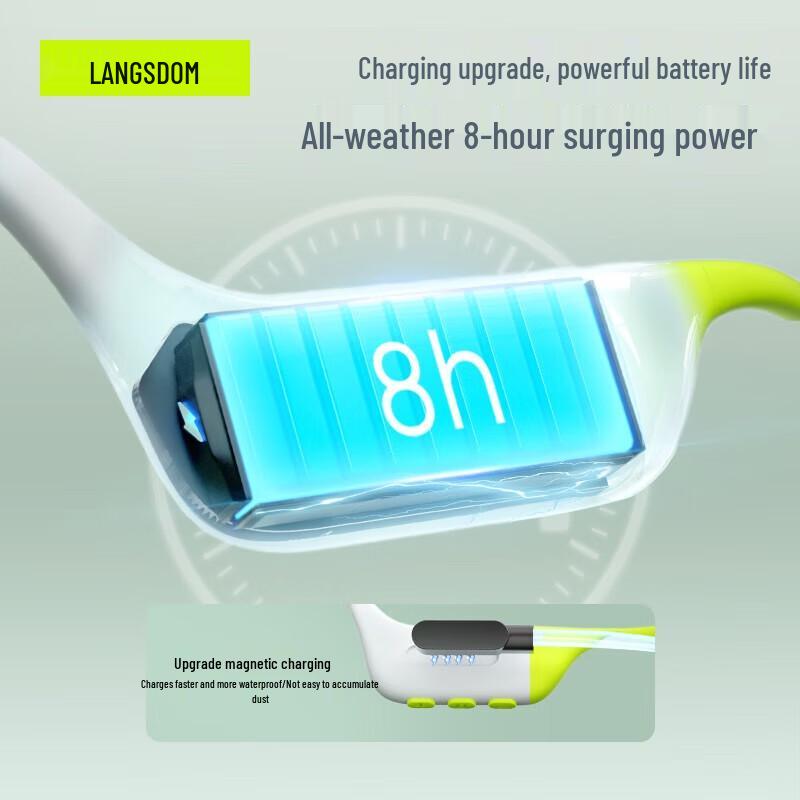 Lanston AirSwim 32GB Bone Conduction Swimming Headphones