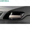 Inner Door Handle Bowl Panel Cover Trim For Honda Fit/Jazz 2014-20 Bright Black