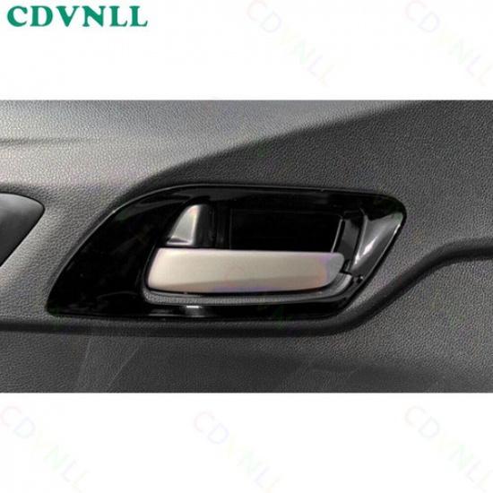 Inner Door Handle Bowl Panel Cover Trim For Honda Fit/Jazz 2014-20 Bright Black