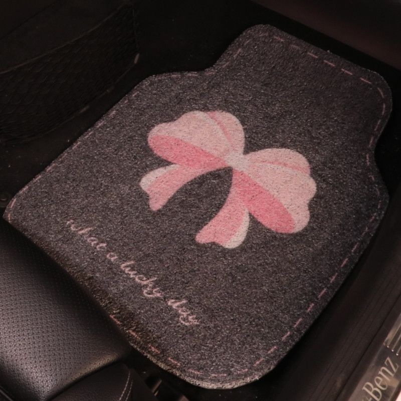 Mats for the Driver s Seat, New Style, Silk Loop, Dirt-Resistant, Wear-Resistant, Cuttable, Non-Slip, Waterproof, Single Piece, Rear Seat Car Carpet Front row foot pad single piece