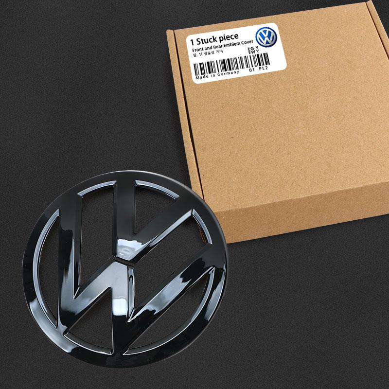 For VW VOLKSWAGEN New 2Pcs Car Front Grill Badge Replacement Emblem Sticker for Volkswagen VW Golf 5 MK5 GTI