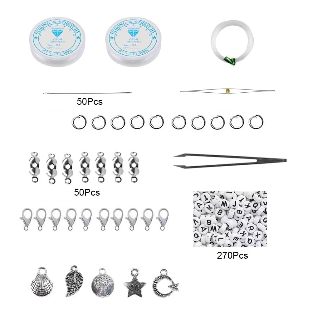 BetterJonny 2mm Glass Seed Beads, 24 Colors, Small Craft Round Seed Beads, Accessory Kit DIY Supplies for Crafts and Jewelry Making (Light Colors)