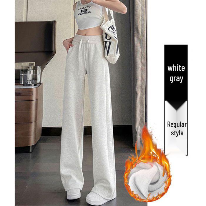 Women's Seasonal Petite Straight-Leg Sweatpants, Banana & Wide-Leg Styles for Spring, Autumn & Winter 2025