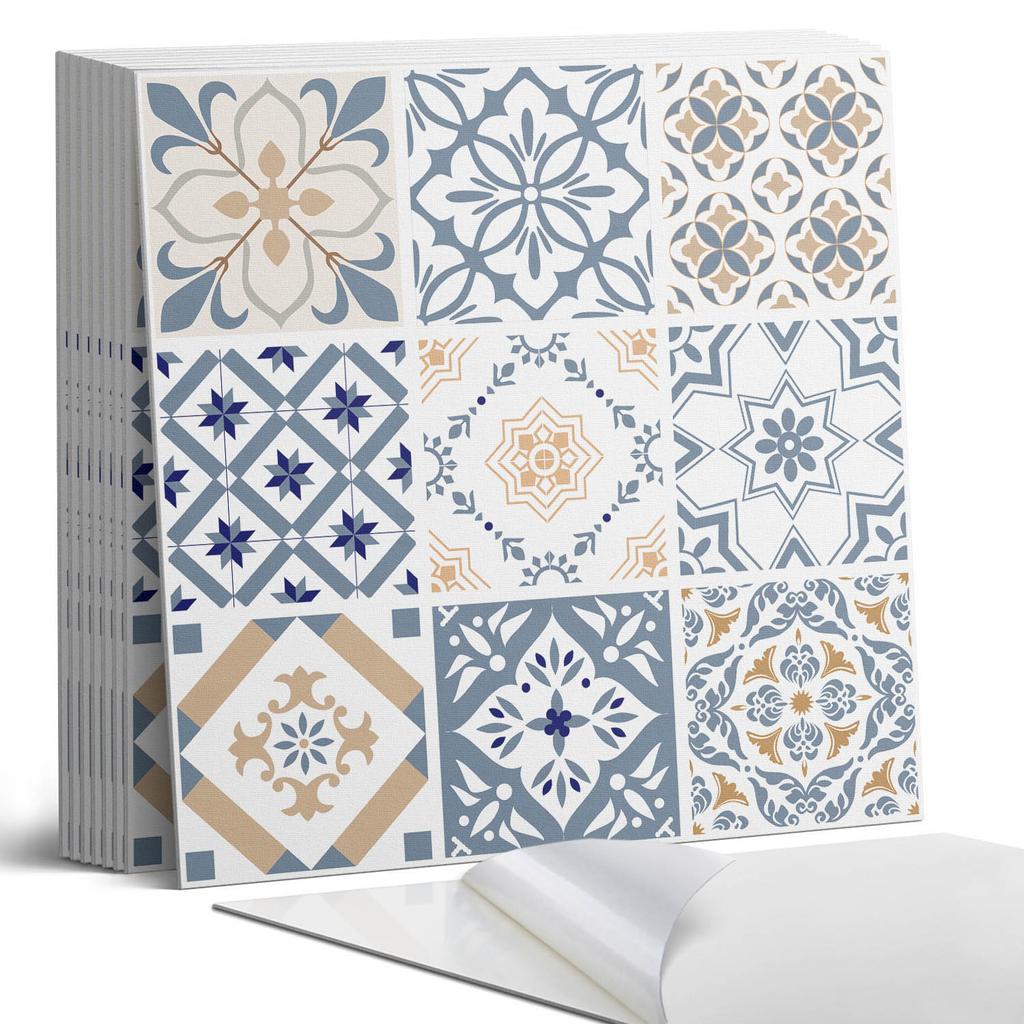 Kafelki Winylowe Z Dekorem Do Kuchni Lub Łazienki Wzory Mozaikowe W Kratkę 9X30X30 Cm