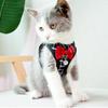 Adjustable Pet Harness with Bow Tie Leash Set Stylish Tuxedo Vest for Small Dogs and Cats Harnesses Leads Dog Supplies