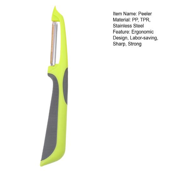 Vegetable Peeler Fruit Peeling Cutter Ergonomic Design Stainless Steel Carrot Potato Sharp Peeler for Restaurant