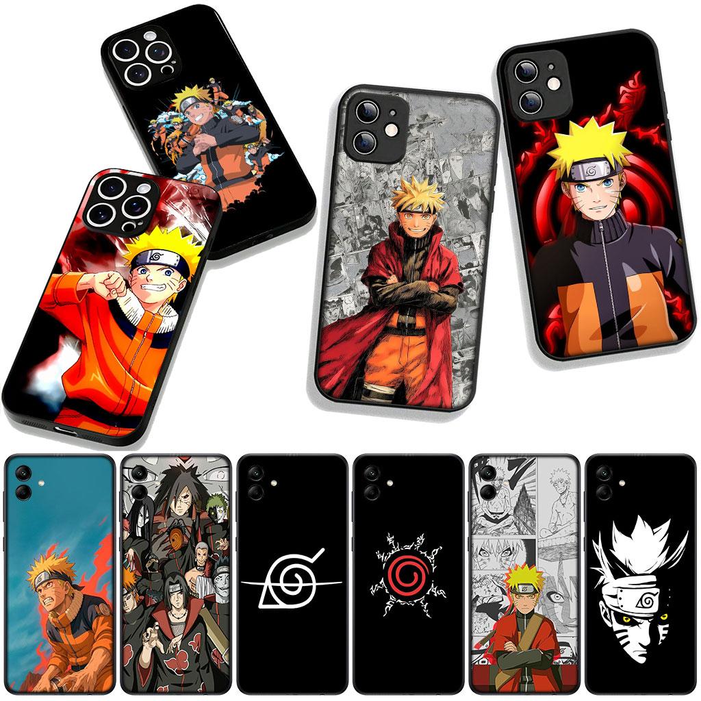 for Samsung Galaxy A25 A37 A57 A12 A14 A50 A51 A70 A71 A72 A21S A04 M15 Note 20 9 8 10 Case Akatsuki Narutos Sasuke Uchiha