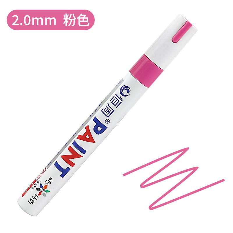 12Colors Waterproof Colorful Paint Marker Pens Permanent Paint Marker White Tire Tread Rubber Fabric Paint Metal