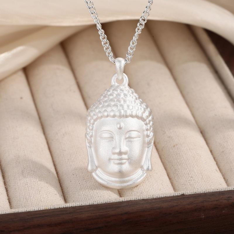Starožitný Buddhovský přívěsek s přívěskem Dharma, Vždy bezpečný, Retro, Lehký luxus, Univerzální, Vysoce kvalitní šperk jako dárek