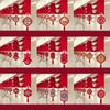 Golden Fu Character New Year Garland