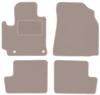 Beige Velour Floor Mats For: Toyota RAV4 II 2WD 5-door (2001-2005)