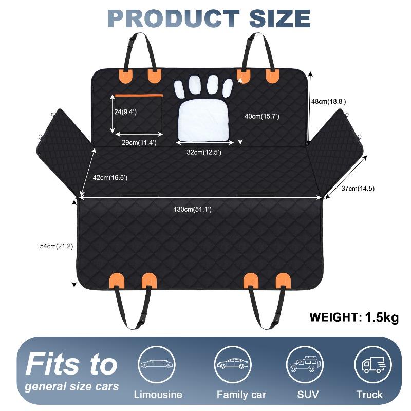 Pet Car Seat MATS, Anti-wear Car Seat MATS, Teddy Husky Dog Car MATS, Car Dog MATS, Breathable Mesh Windows