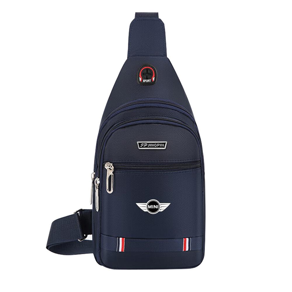 For Mini Cooper JCW WORKS R55 R56 F55 F56 R57 R58 R59 R60 Car Styling One-Shoulder Crossbody Bag Decoration Auto Accessories