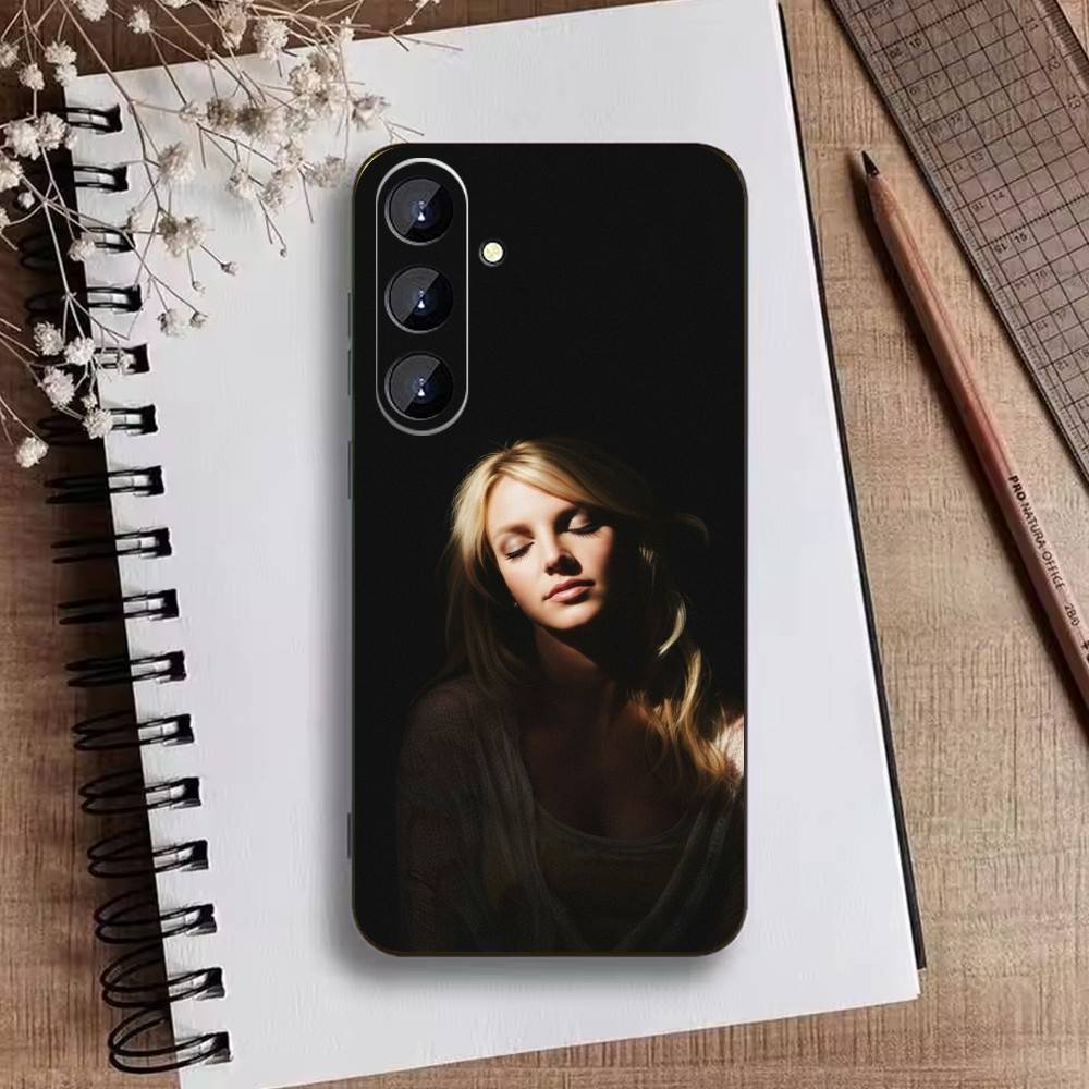 J-Singer B-Britney Spears Phone Case For Samsung Galaxy A73,21,22,32,71,53,52,51,80,5G Soft Black Cover