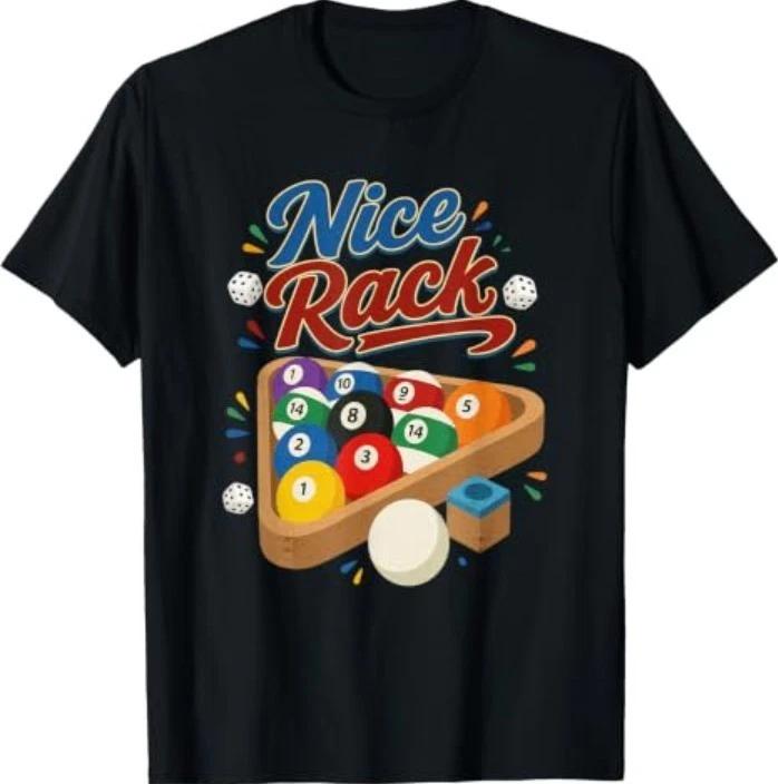 Funny Pool Art Billiards Lover Pool Player T-Shirt