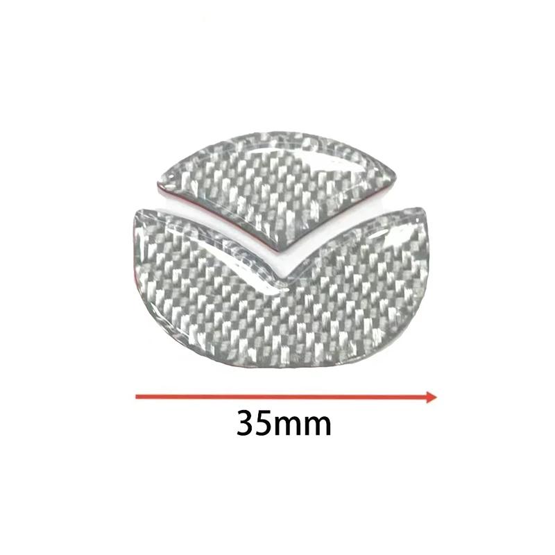 Epoxy Sticker Car Steering Wheel Emblem Modified Decal for Mazda Axela CX3 CX4 CX5 RX7 Atenza MX3 MX5 CX9 CX7 RX8 SKYACTIV