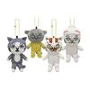 Kitan Club Konekozu Plush Mascot X All 4 Types Set Full Comp Gacha Gacha Capsule Toy
